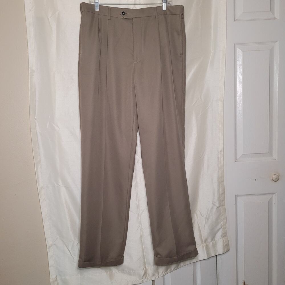 George Men's Pleated Dress Pants 36W